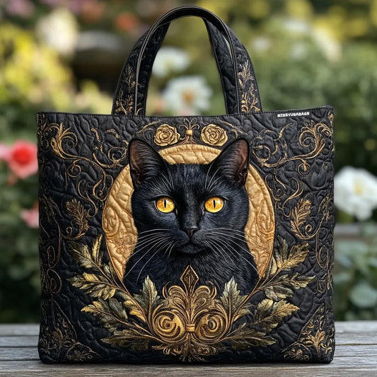Cat Embroidery Handmade Tote Bag