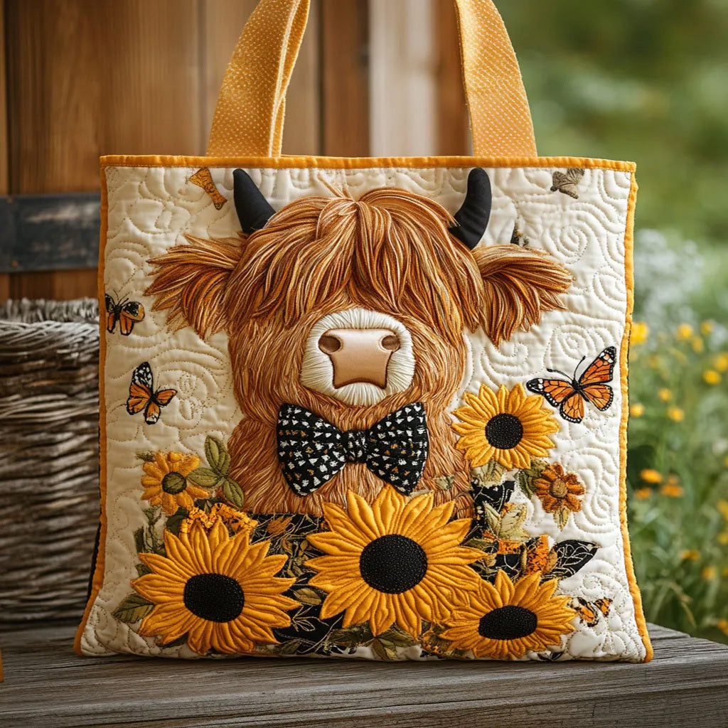 Butterfly Bow Handmade Tote Bag