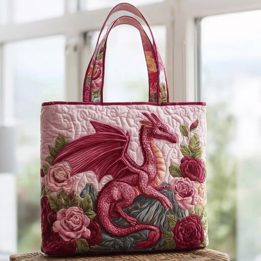 Majestic Dragon Handmade Tote Bag