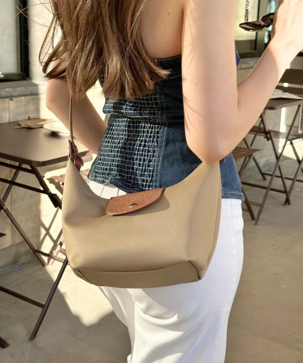 Three Looks Minimalist Crescent Convertible Bag