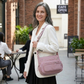 Nylon Lightweight Single Shoulder Bag with Multiple Pockets