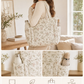 Vibrant Sunflower Multiple Pockets Quilted Tote Bag