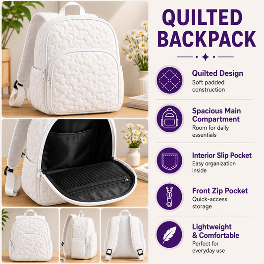 Hippie Van Quilted Backpack