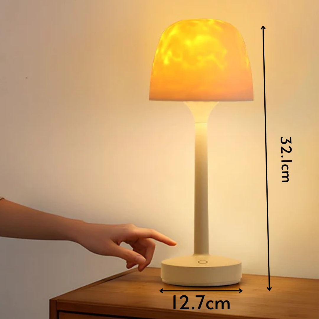 Waterproof Shower Water Ripple Atmosphere Table Lamp