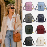 Vintage Double Layer Large Capacity Messenger Bag