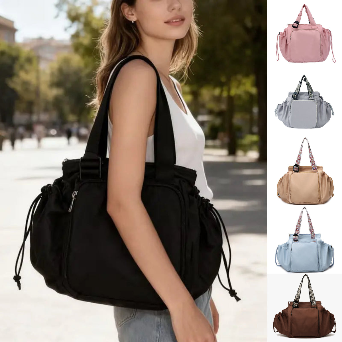 Large Expandable Convertible Travel Tote Bag