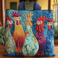 Funky Chicken Handmade Tote Bag
