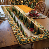Sunflower Quilted Table Runner