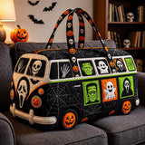 Haunted Roadtrip Ghost Quilted Duffle Bag