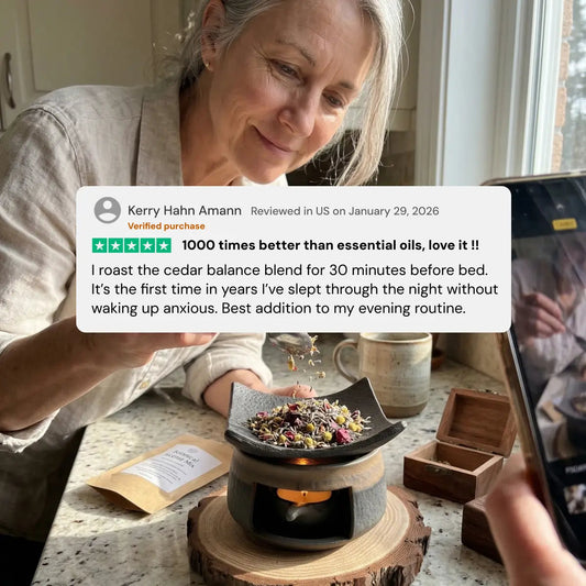 Ceramic Burner Kit for Incense & Herbs