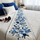 Holiday Sparkle Quilted Bed Runner