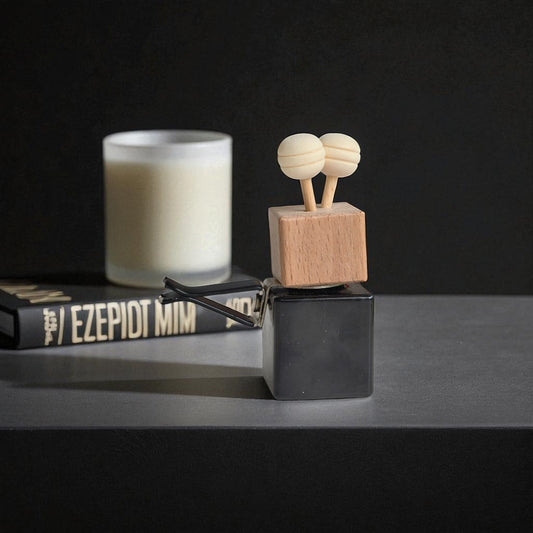 Natural Alcohol Free Wooden Clip-On Car Diffuser