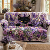 Lavender Haven Quilted Sofa Cover