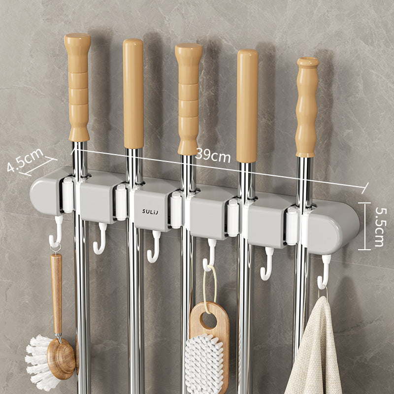 Drill Free Wall Mop Holder