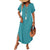 V Neck Slit Casual Beach Dress