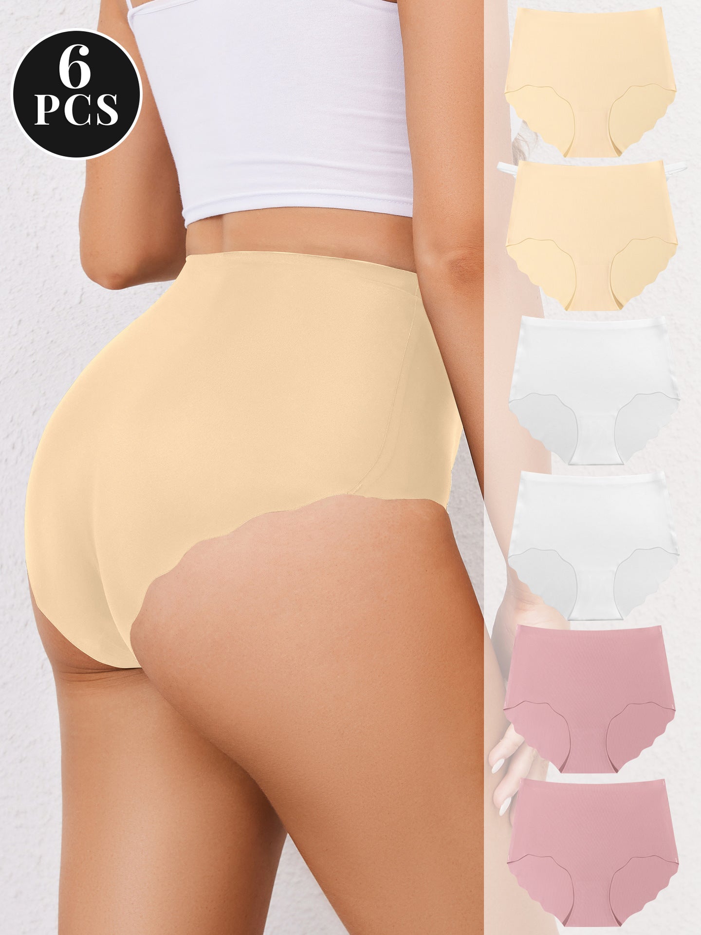 6 PCS Magic Seamless Comfort High-Waist Underwear
