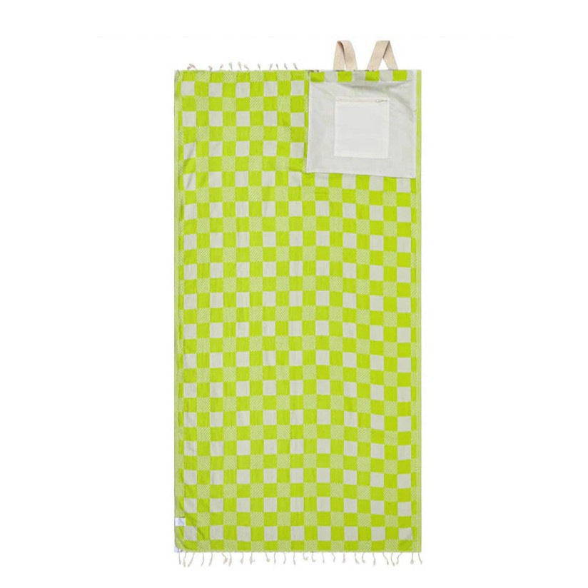 2-in-1 Seashells Towel Bag