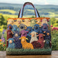 Bohemian Chicken Quilted Tote Bag