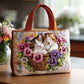Bohemian Chicken Quilted Tote Bag