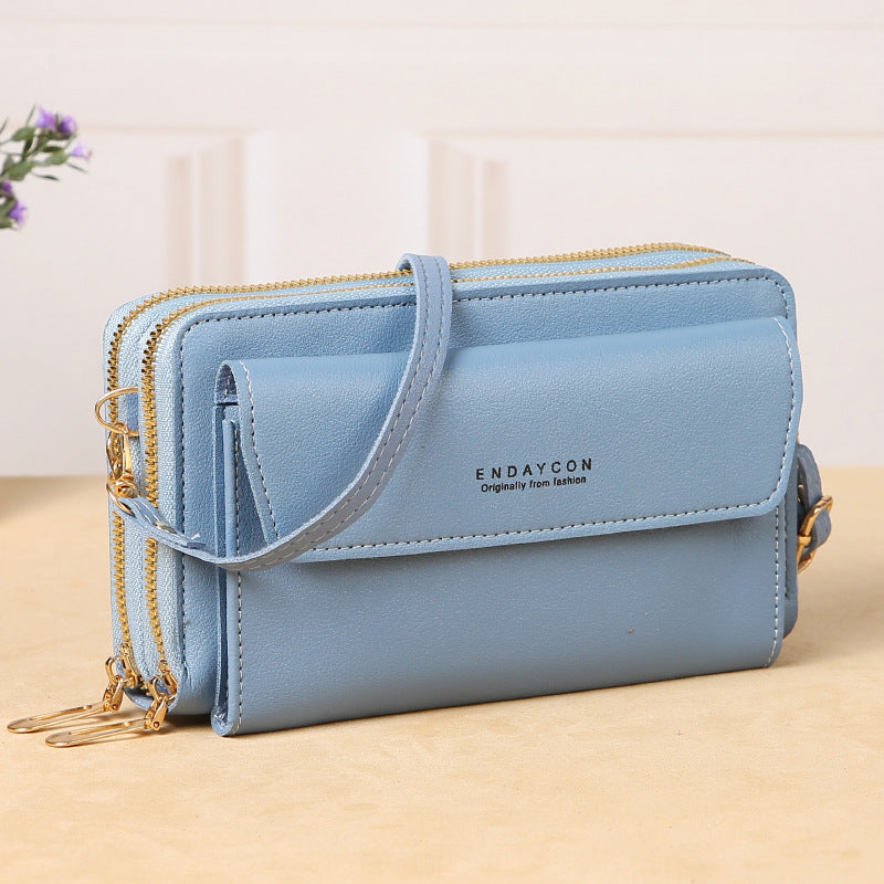The Minimalist Multi-Compartment Crossbody Phone Wallet