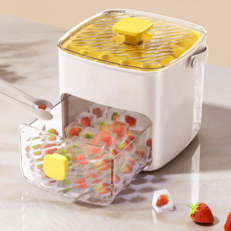 Ice Maker & Storage Bin -Instant Ice Cubes in Seconds