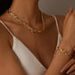 Elegant Crystal Chain Jewelry Set
