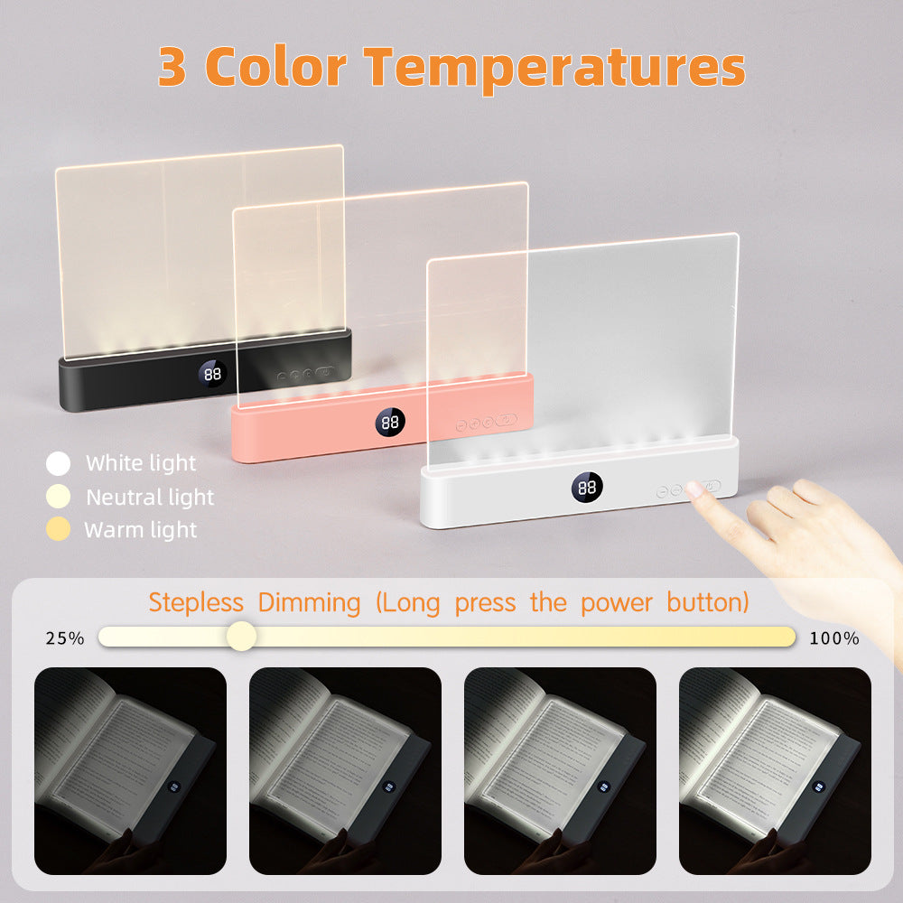 2 in 1 LED Rechargeable Reading Book Light