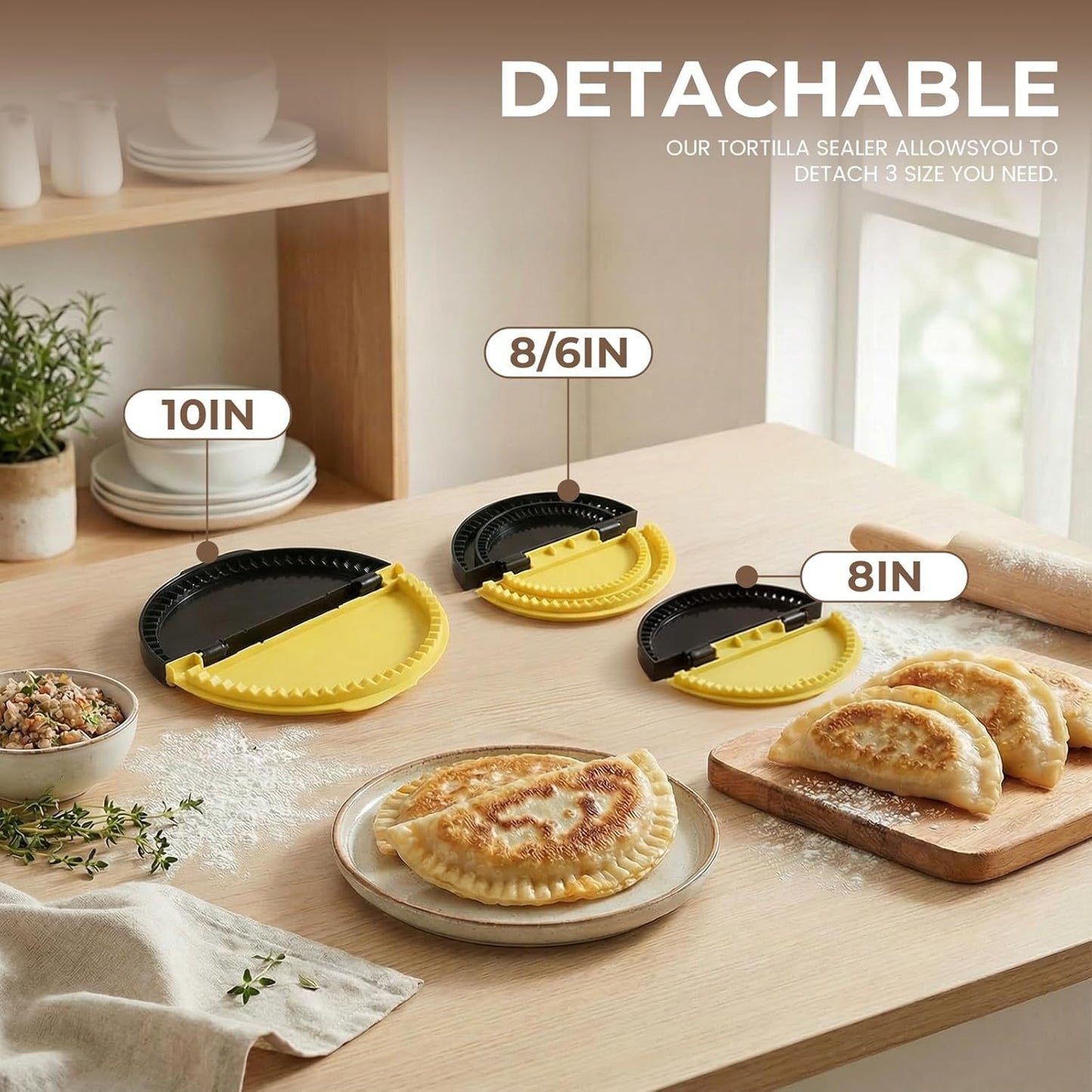 3-in-1 Adjustable Toasted Sandwich Tortilla Sealer
