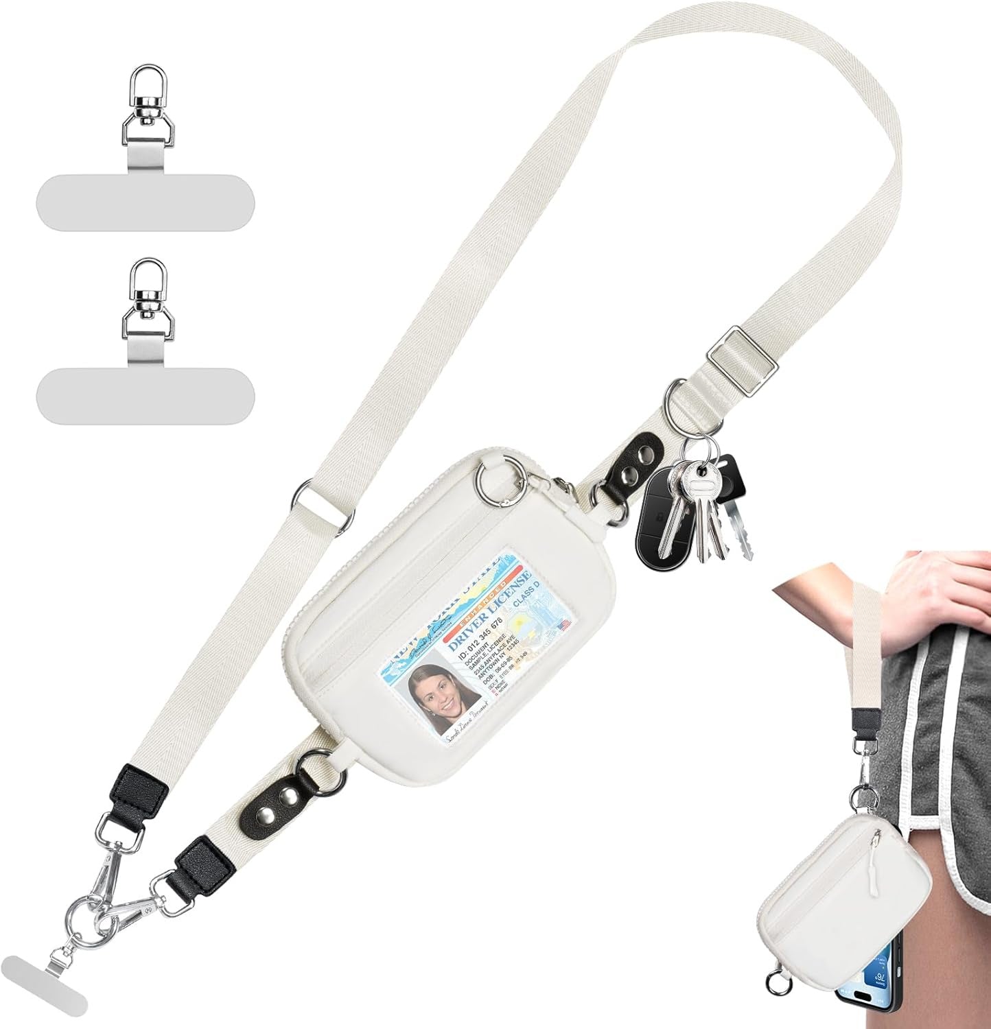Crossbody Phone Lanyard Bag