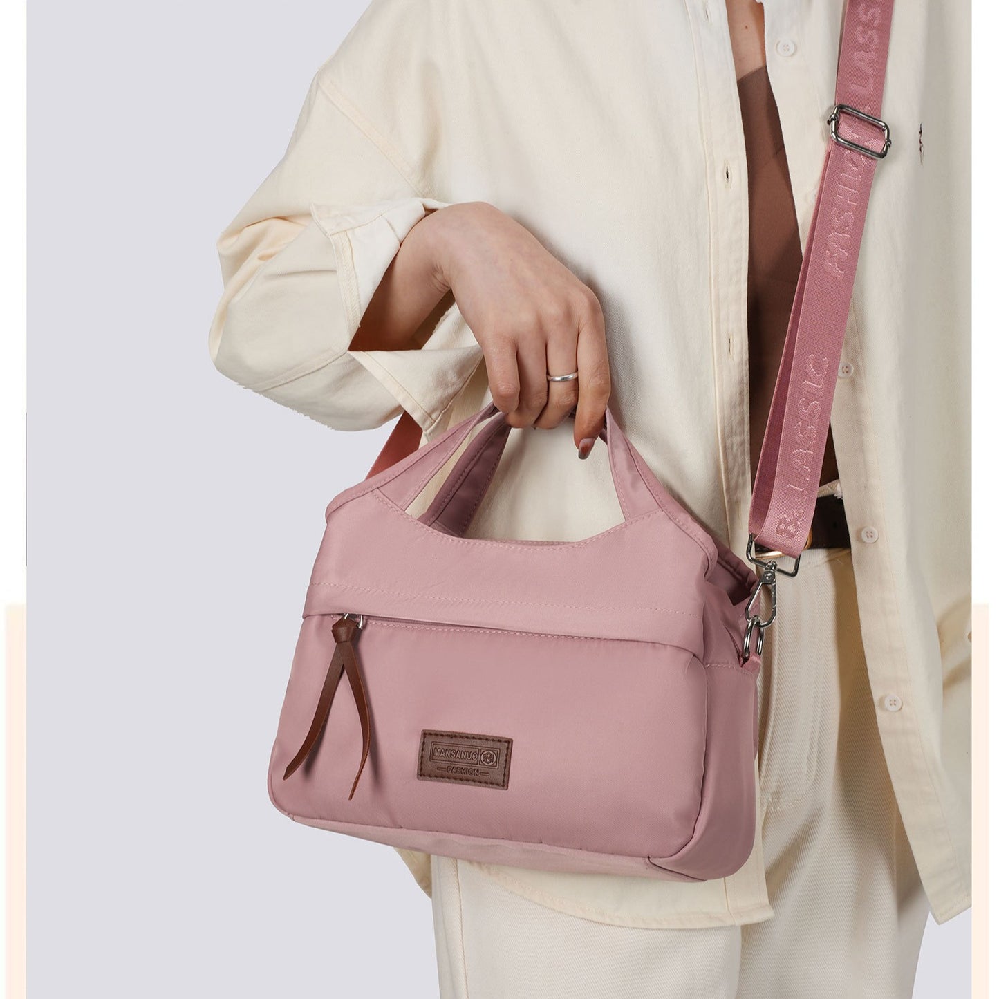 Lightweight Large Capacity Multi-layer Crossbody Bag