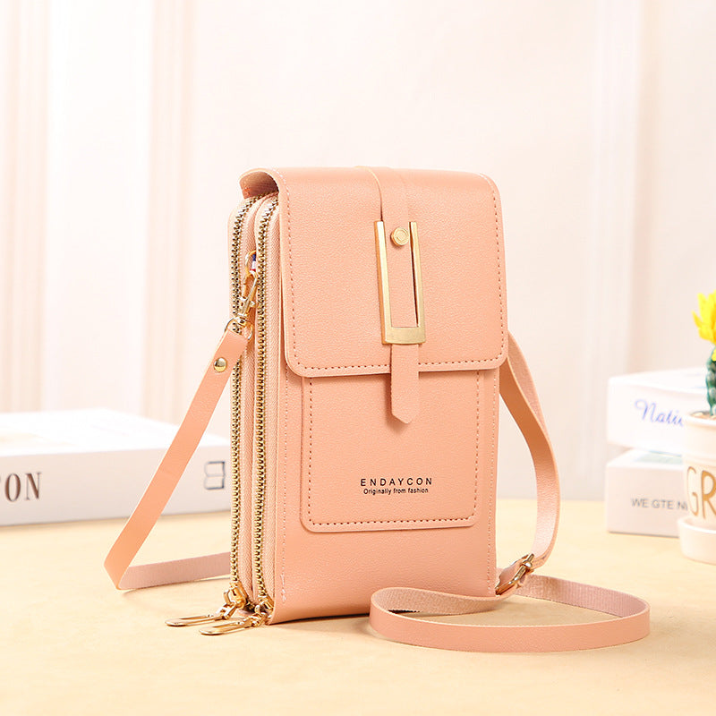 Women's Leather Cell Phone Bag