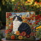 Bohemian Chicken Quilted Tote Bag
