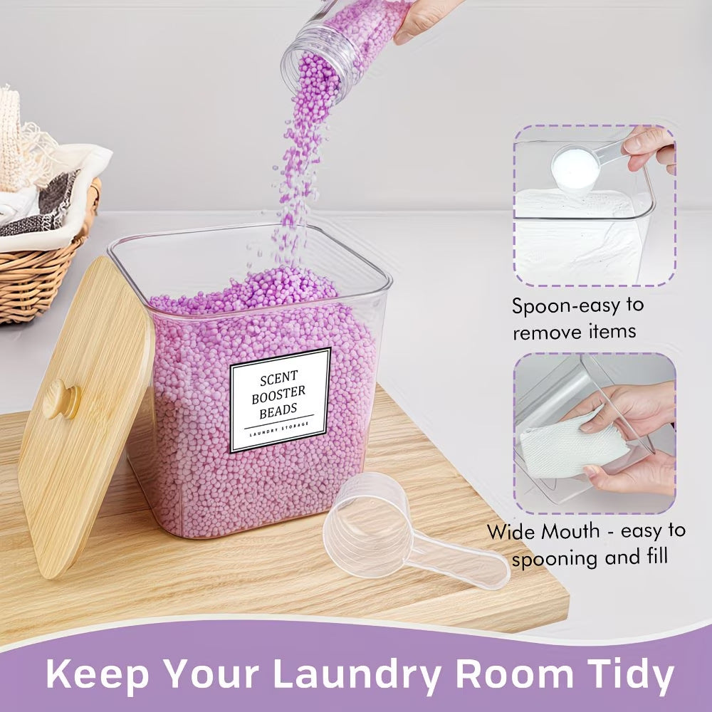 Clear Laundry Room Storage Pods Container