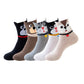 Dog & Cat Animal Face Socks 5 Pairs