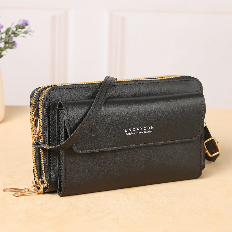 The Minimalist Multi-Compartment Crossbody Phone Wallet