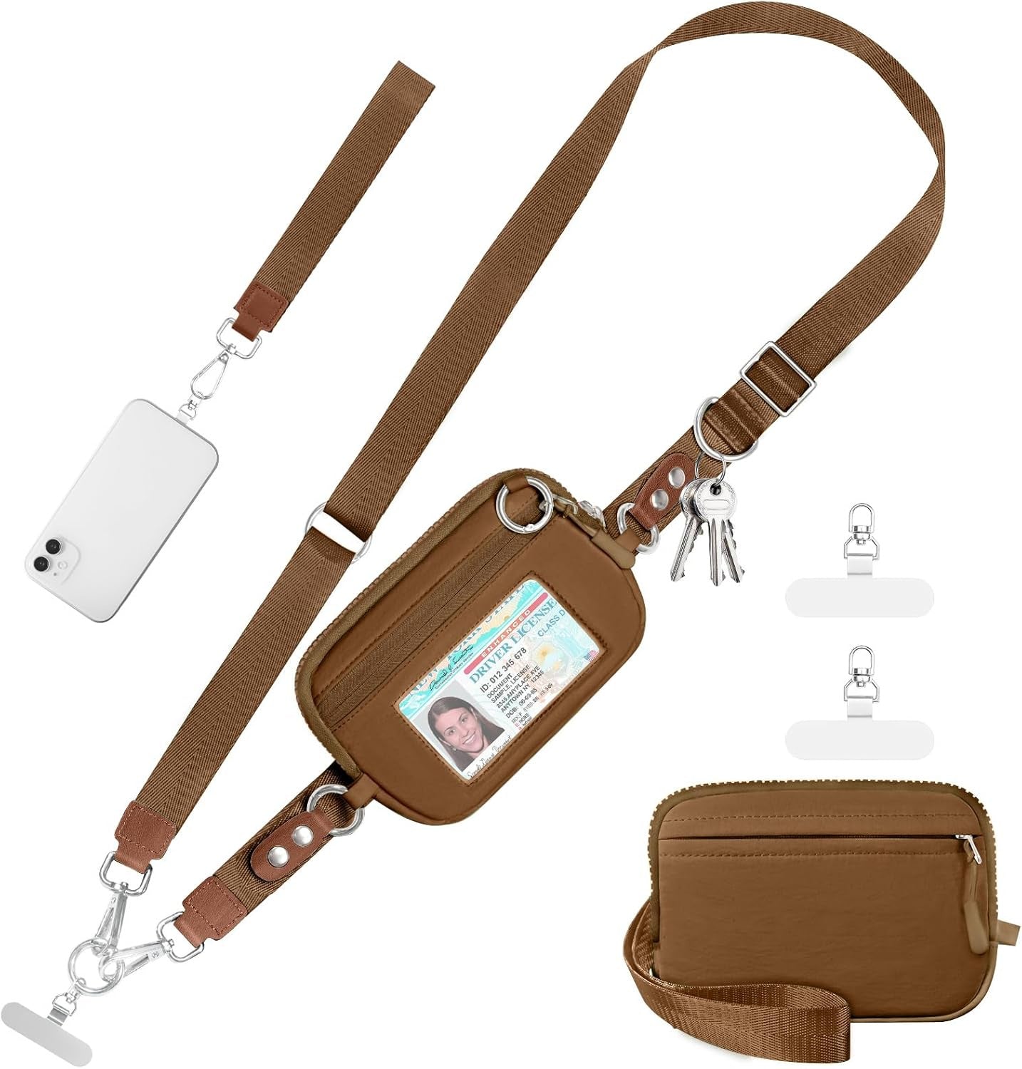 Crossbody Phone Lanyard Bag