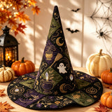 Wizard Potion Patchwork Handcrafted Quilted Witch Hat