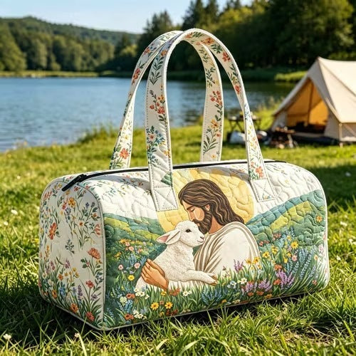 3D Printed Short-Distance Portable Quilted Travel Bag