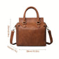 Retro PU Leather Handbag with Multi Card Slot