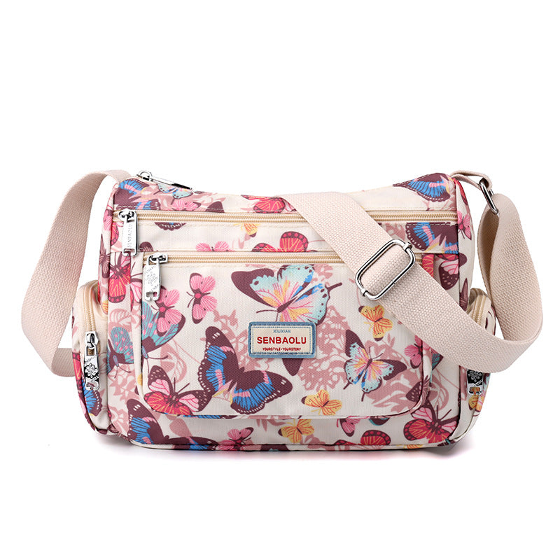 Nylon Crossbody Waterproof Lightweight Shoulder Bag