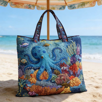 Octopus Handmade Tote Bag