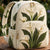 White Calla Lily Floral Quilted Backpack