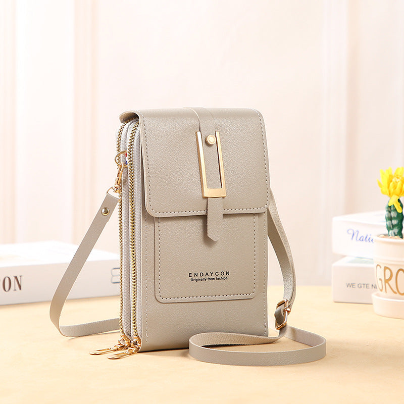 Women's Leather Cell Phone Bag