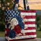 Stars & Flowers Handmade Tote Bag