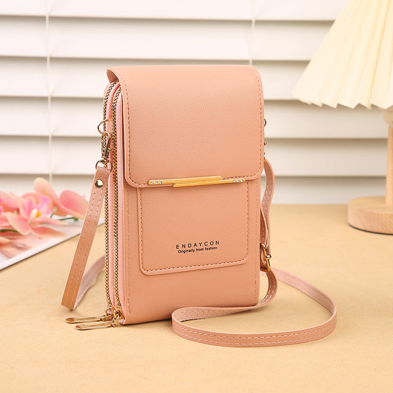 Women's Leather Cell Phone Bag