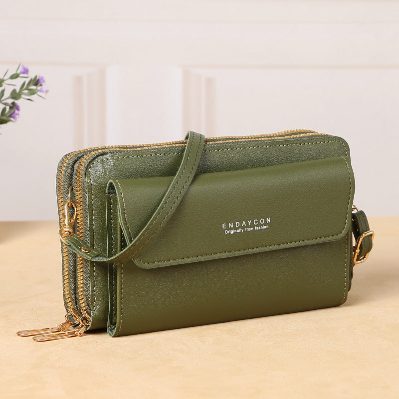 The Minimalist Multi-Compartment Crossbody Phone Wallet