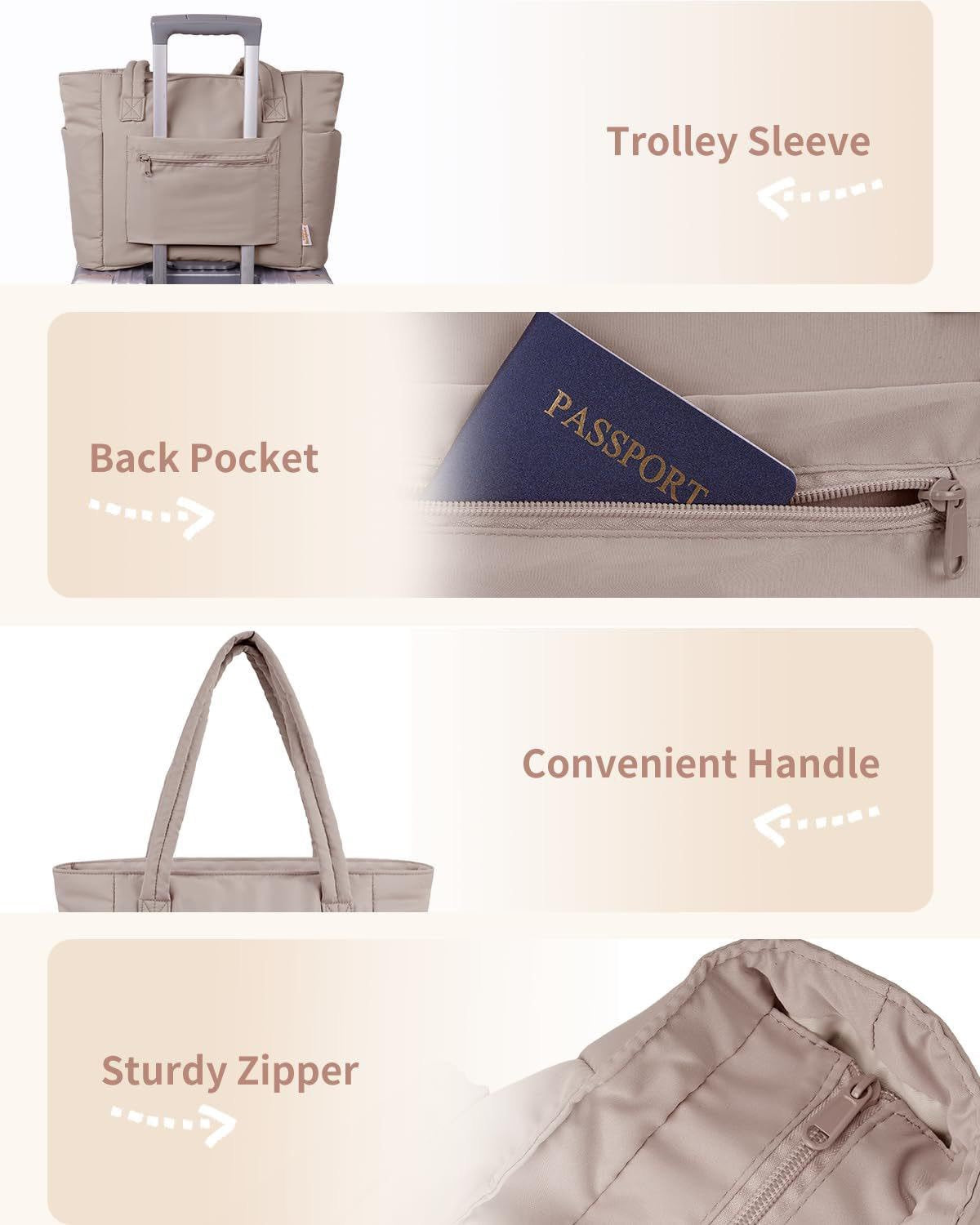 Ultimate Wandering Nature Puffer Tote Bag