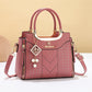 3 PCS Women's Elegant Embroidered Pattern Tote Bag