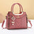 3 PCS Women's Elegant Embroidered Pattern Tote Bag