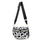 Plus Size Checkered Nylon Crossbody Bum Bag